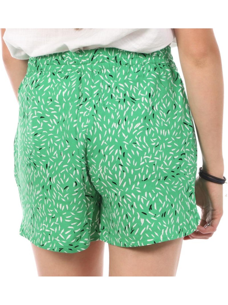 Short à Motifs Femme Vero Moda Vert - Kiabi