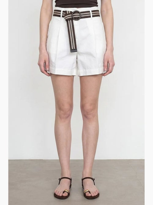 Short ample à taille haute avec ceinture dilvin - Kiabi Short ample à taille haute avec ceinture dilvin - Kiabi
