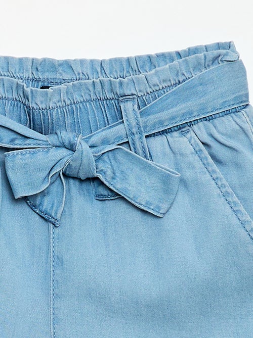 Short avec ceinture nouée - Kiabi