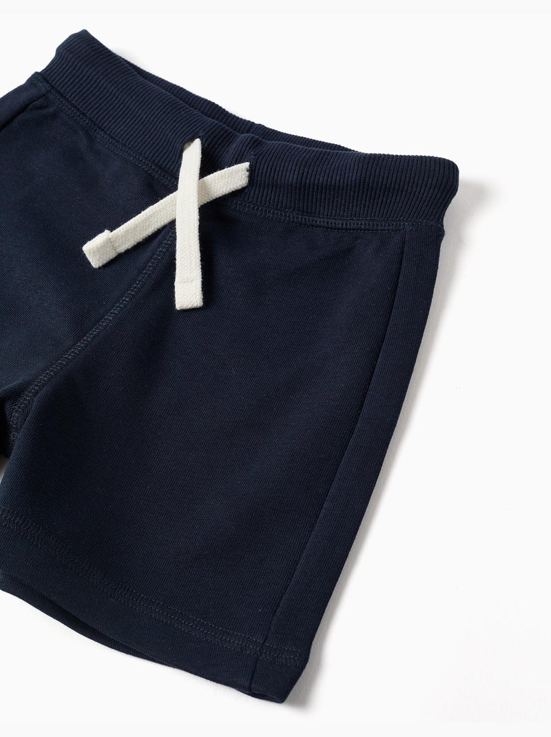 Short avec cordon de serrage Bleu foncé - Kiabi