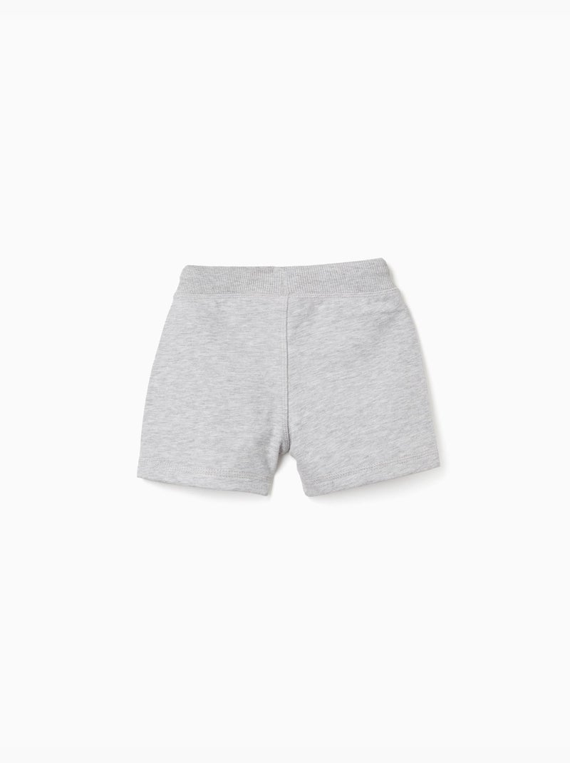 Short avec cordon de serrage Gris clair - Kiabi