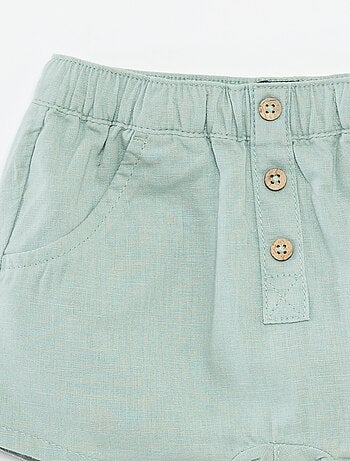 Short avec taille ajustable