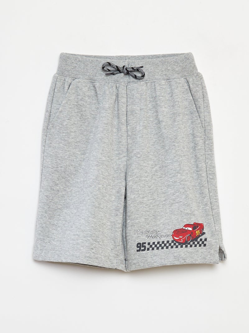 Short avec taille élastiquée 'Cars' 'Disney' Gris - Kiabi