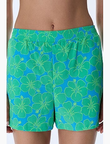 Short beralis à fleurs marines penti