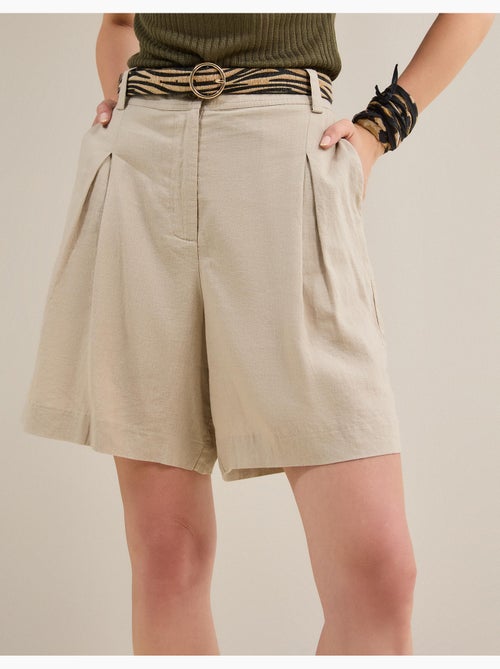 Short bermudes avec du lin, mo fashion - Kiabi Short bermudes avec du lin, mo fashion - Kiabi