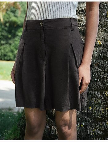 Short bermudes avec du lin, mo fashion