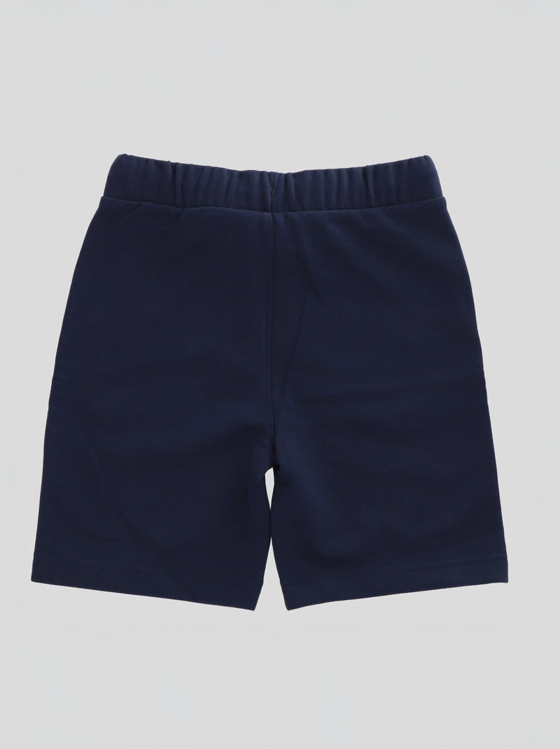 Short 'Bluey' van french terry katoen Blauw - Kiabi