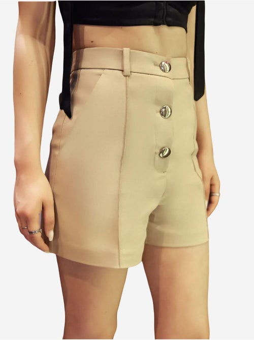 Short boutonné taille haute hiccup - Kiabi Short boutonné taille haute hiccup - Kiabi