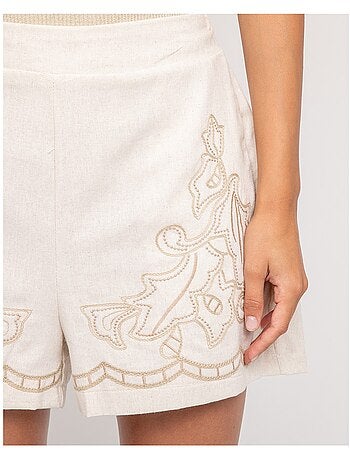 Short broderie xacoure