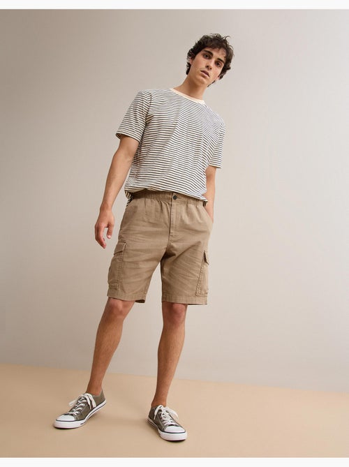 Short cargo avec du lin, MO Fashion - Kiabi Short cargo avec du lin, MO Fashion - Kiabi