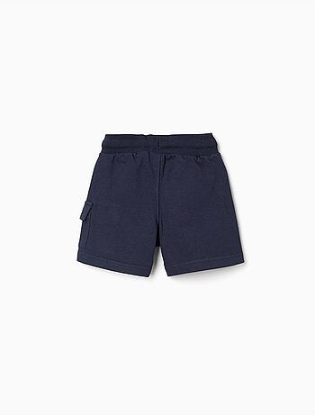 Short cargo en molleton avec cordon de serrage
