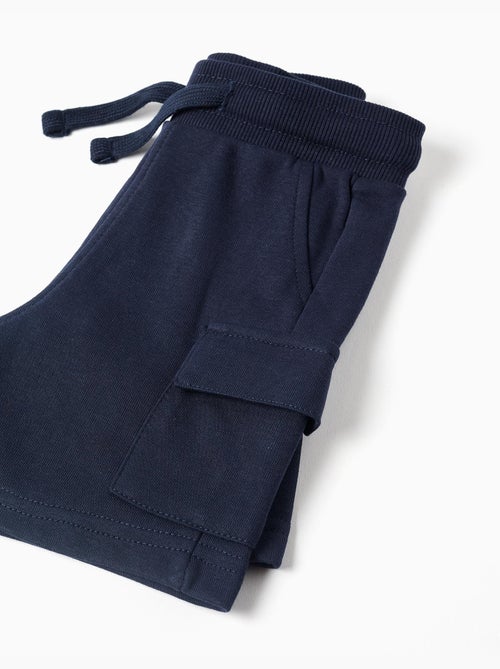 Short cargo en molleton avec cordon de serrage - Kiabi Short cargo en molleton avec cordon de serrage - Kiabi