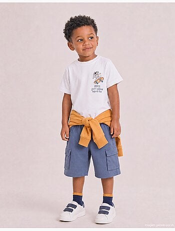 Short cargo en polaire, mo fashion