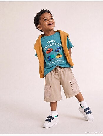 Short cargo en polaire, mo fashion