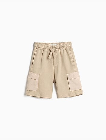 Short cargo en polaire, mo fashion