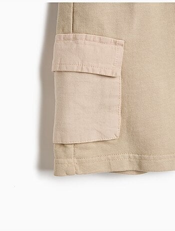 Short cargo en polaire, mo fashion
