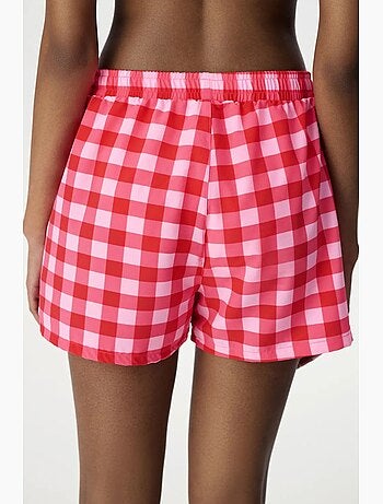 Short celinda à fleurs marines penti