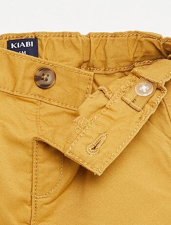 Short chino avec taille ajustable