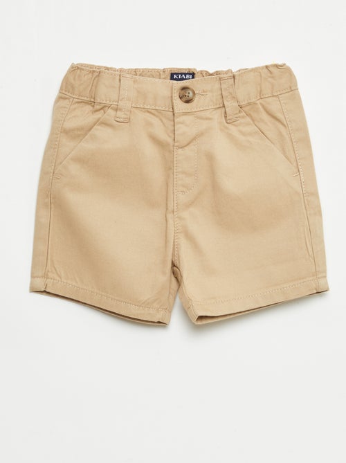 Short chino avec taille ajustable - Kiabi