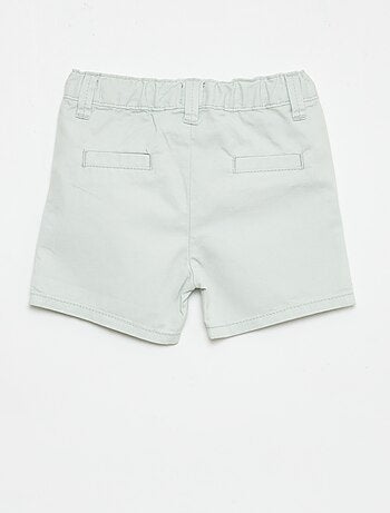 Short chino avec taille ajustable