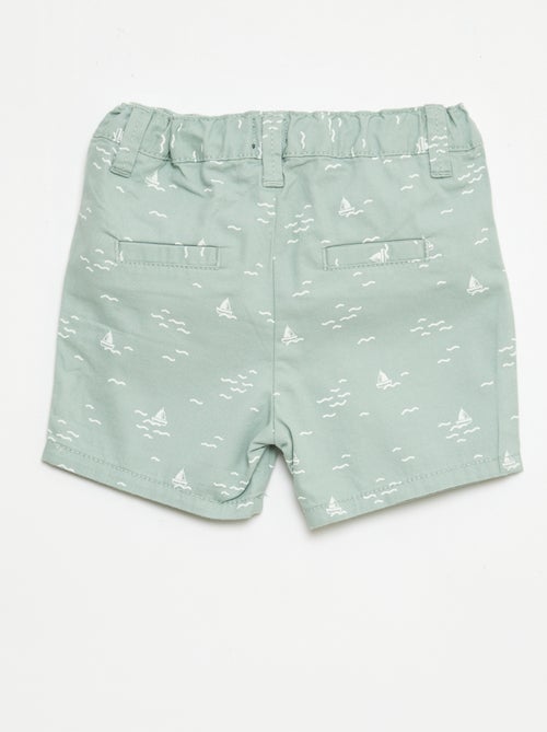 Short chino avec taille ajustable - Kiabi