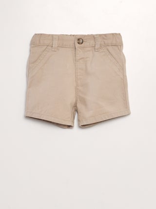 Short chino en twill