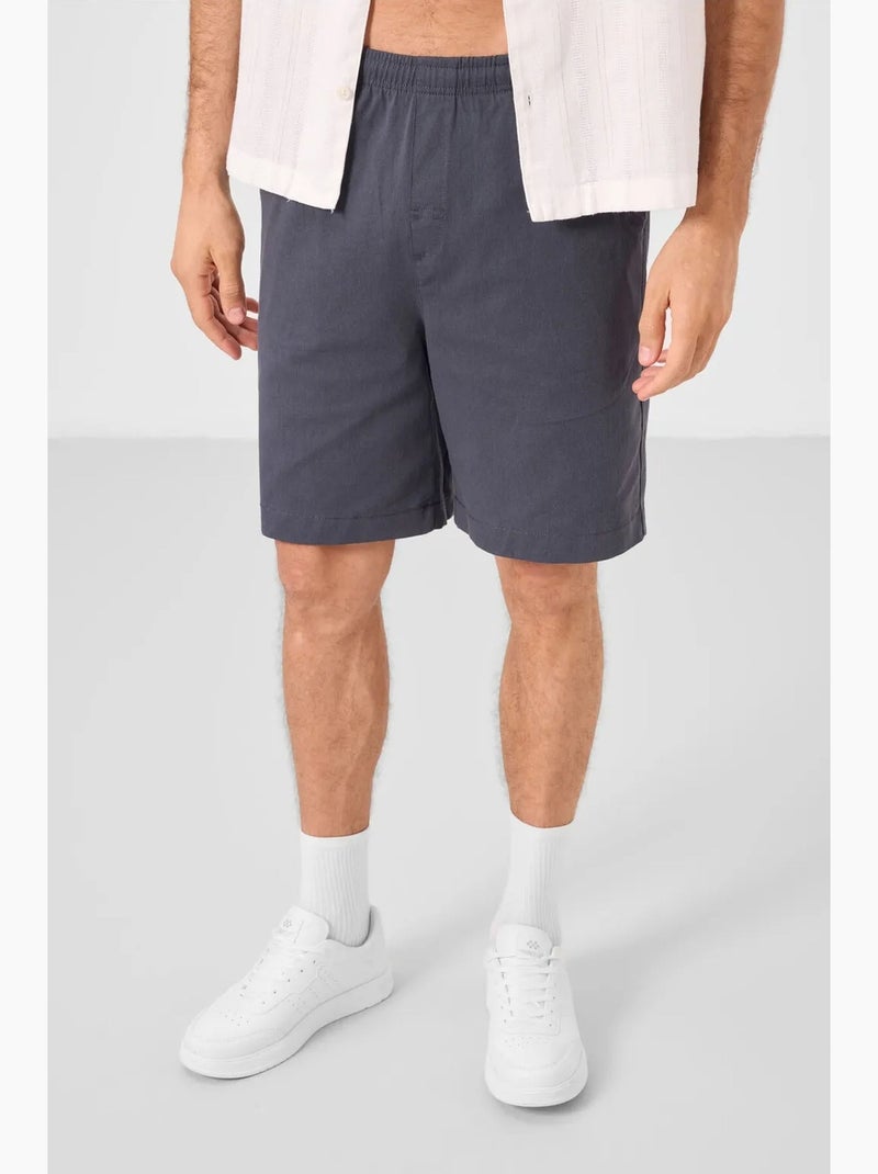 Short chino homme coupe regular tommy Gris Noir - Kiabi