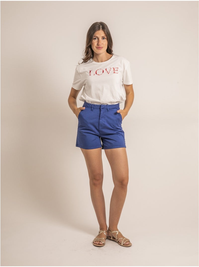 Short chino ximena Bleu - Kiabi