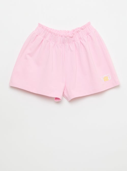 Short coloré avec volants à la taille - Kiabi