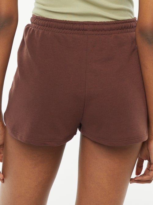 Short court en molleton léger uni - Kiabi