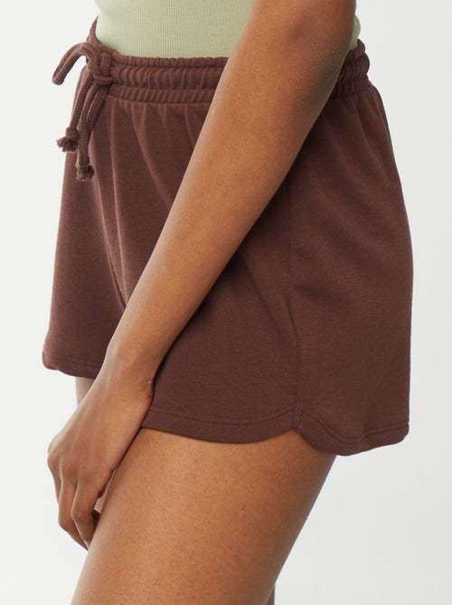 Short court en molleton léger uni - Kiabi