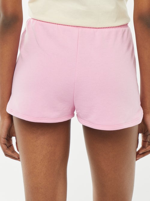 Short court en molleton léger uni - Kiabi