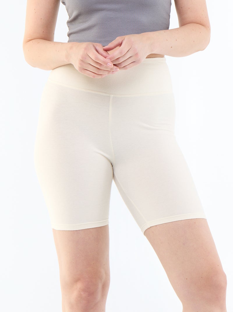 Short cycliste Blanc - Kiabi