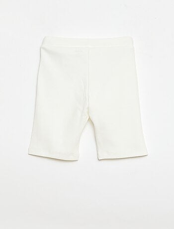 Short cycliste côtelé