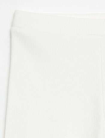 Short cycliste côtelé