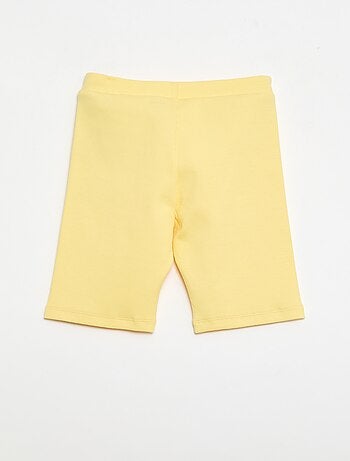 Short cycliste côtelé