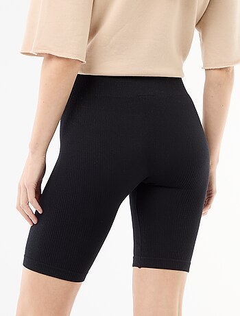 Short cycliste côtelé