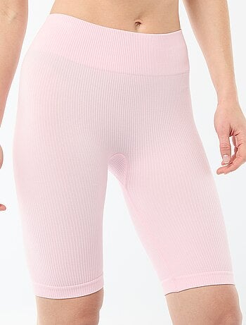 Short cycliste côtelé