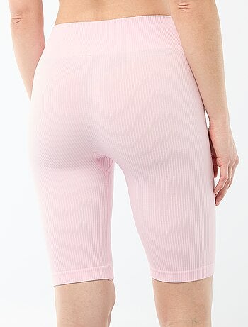 Short cycliste côtelé