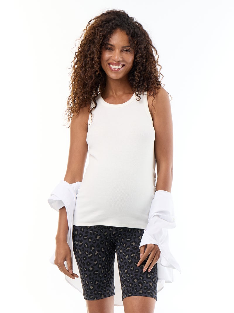 Short cycliste de grossesse Gris - Kiabi