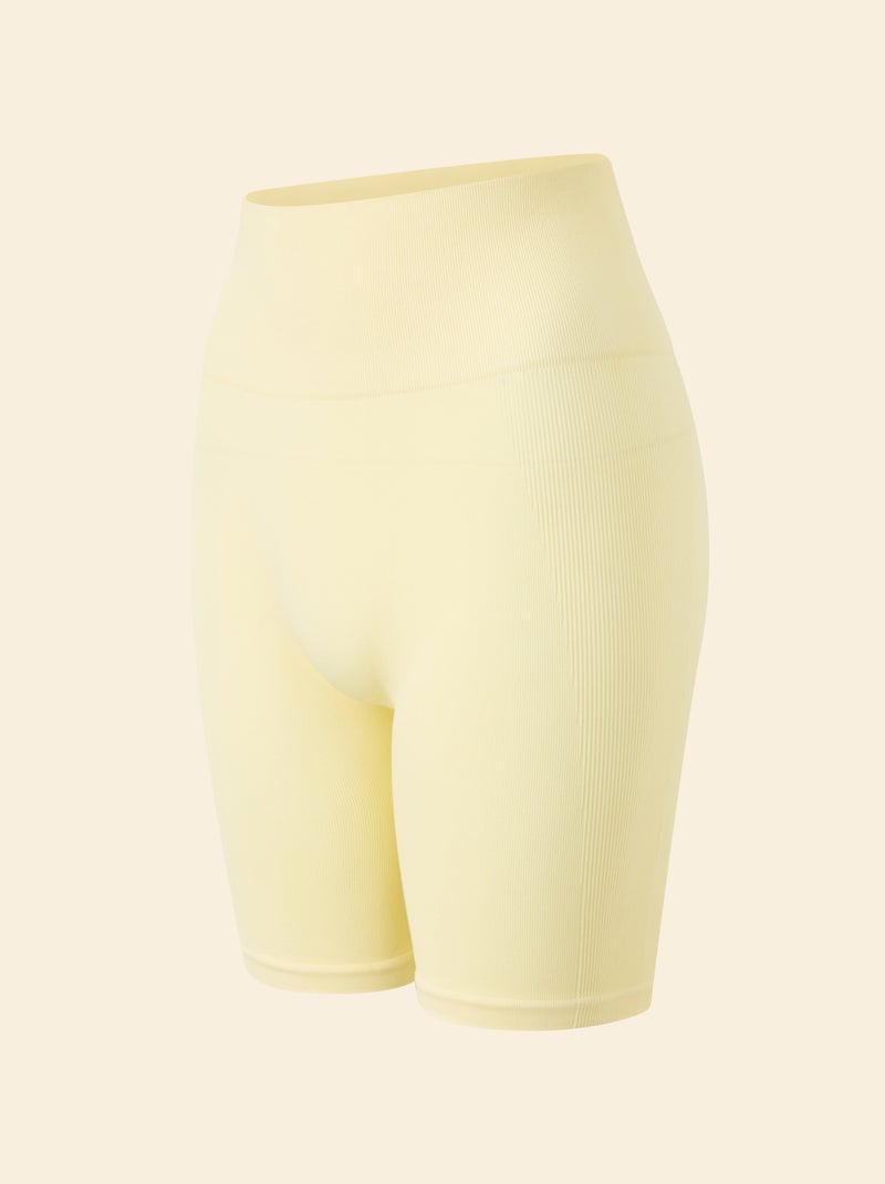 Short cycliste de sport sans couture - (ekstract) Jaune - Kiabi