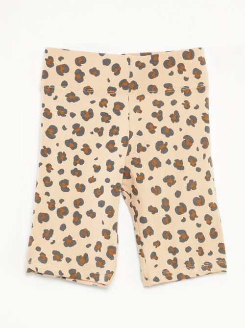 Short cycliste en coton stretch - Kiabi