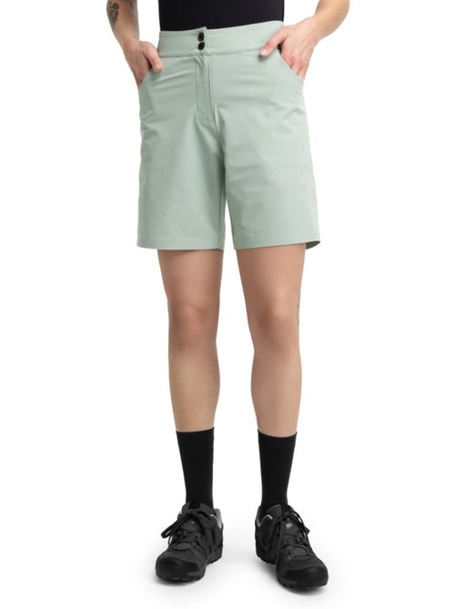 Short cyclotourisme femme cyclisme femme turf gray - Kiabi