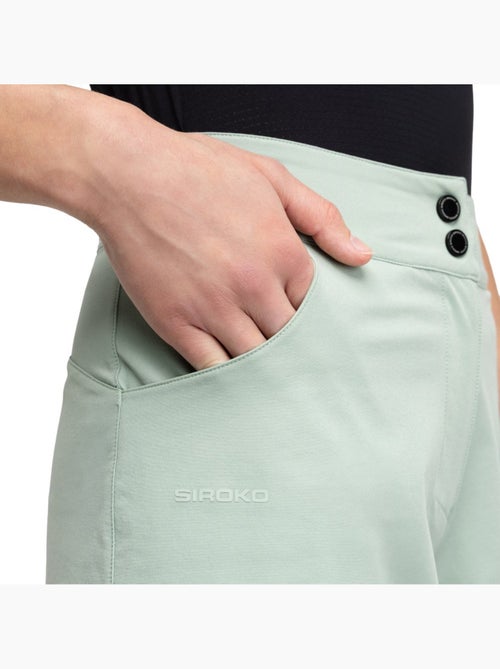 Short cyclotourisme femme cyclisme femme turf gray - Kiabi