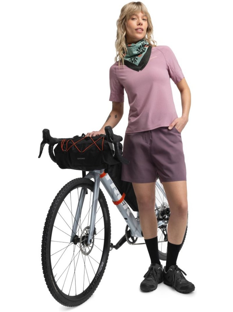 Short cyclotourisme femme cyclisme femme turf Violet - Kiabi