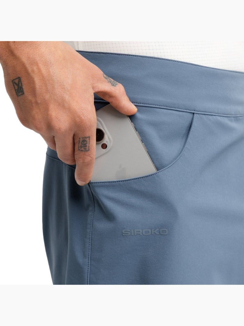 Short cyclotourisme homme cyclisme homme daytrip indigo Bleu - Kiabi