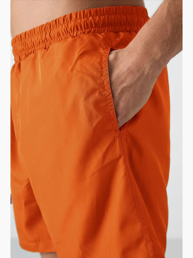 Short de bain à enfiler tommy Orange - Kiabi