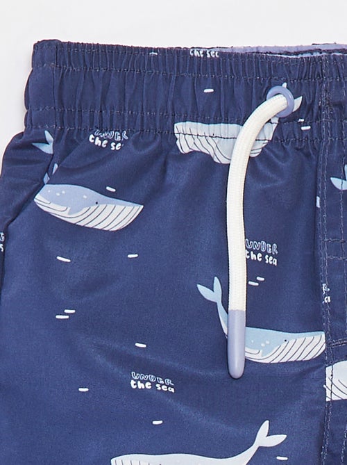 Short de bain à motif - Kiabi