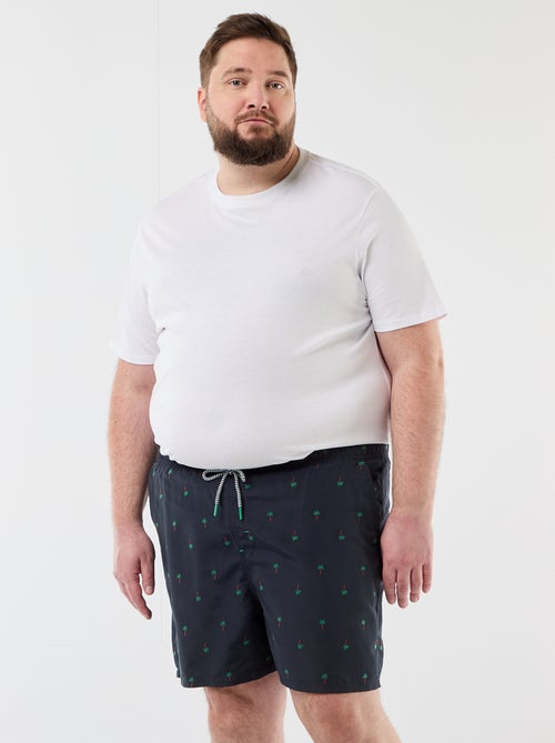 Short de bain à motif - Kiabi