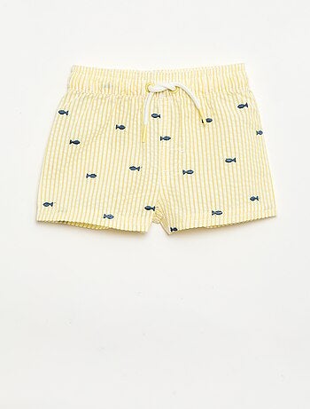 Short de bain à motif